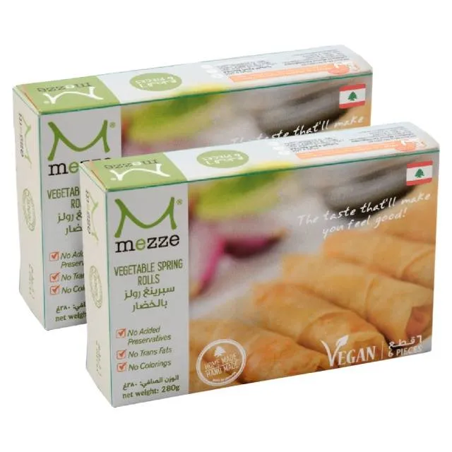 Lebanese Mezze Spring Rolls Vegetable