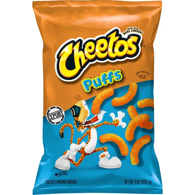 Fritolay Cheetos Puffs Cheese Flavored Snack