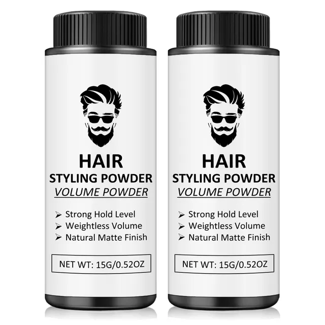 Awccxmym Hair Styling Powder for Men Women, 2pcs Hair Volumizing Texture Powder
