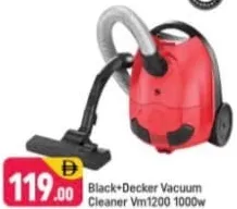 Black+Decker Vacuum Cleaner VM1200 1000w