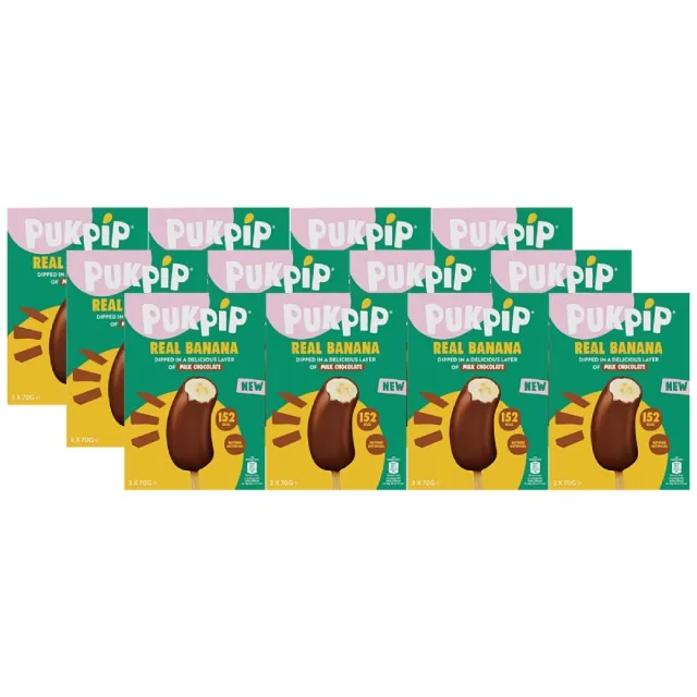 Pukpip Chocolate Dipped Banana Milk Chocolate