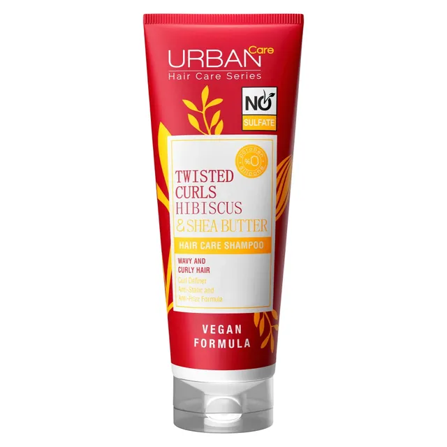 Urban Care Twisted Curls Hibiscus And Shea Butter Hair Care Shampoo