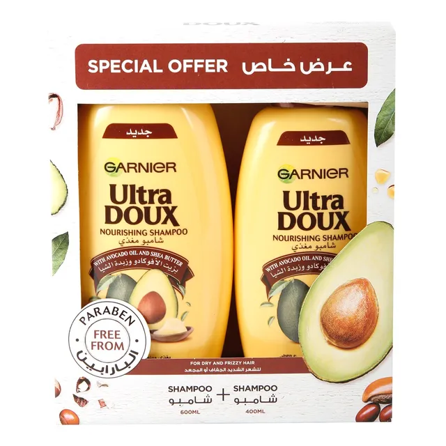 Garnier Ultra Doux Nourishing Shampoo, +