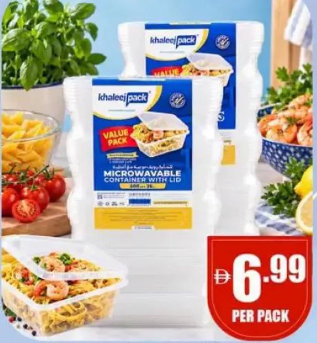 Khaleej Pack Microwave Container with Lid