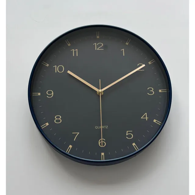 Maple Leaf Home Aurora Wall Clock, 30 cm, Blue, BPR1265B