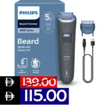 Philips Trimmer Bt3617