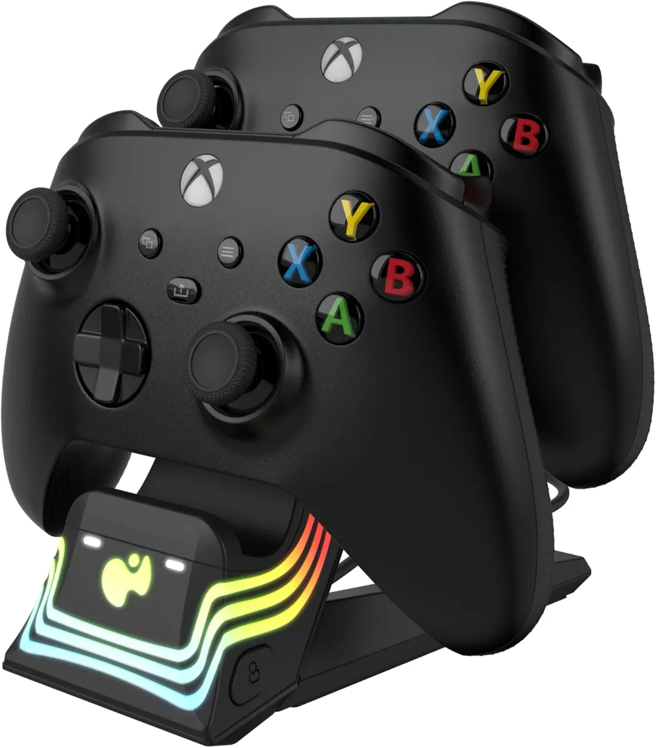 pdp gaming شاحن مزدوج Pdp Xbox Sx After Glow Wave، أسود