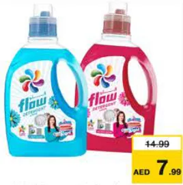 Flow Liquid Detergent Active Clean