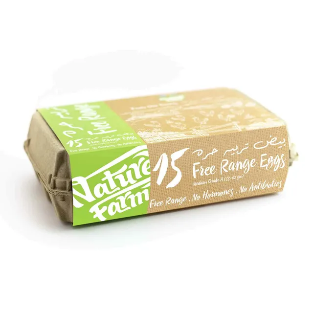 Nature Farm Free Range Brown Eggs 15 PCS