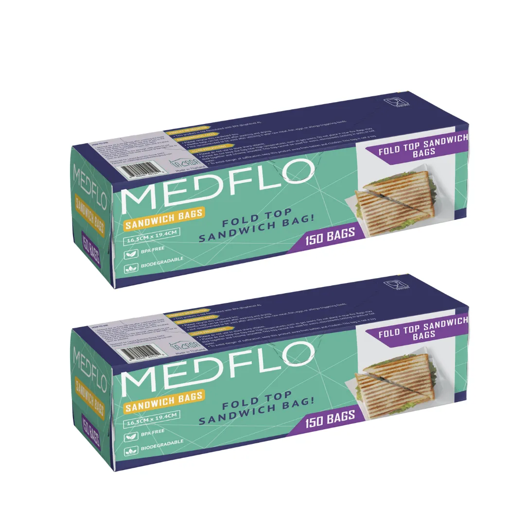 Medflo أكياس ساندويتش - 2 x 150 Pcs