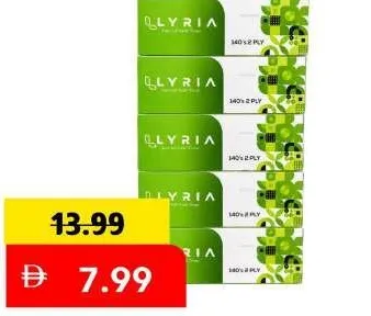 Lyria Facial Tissue