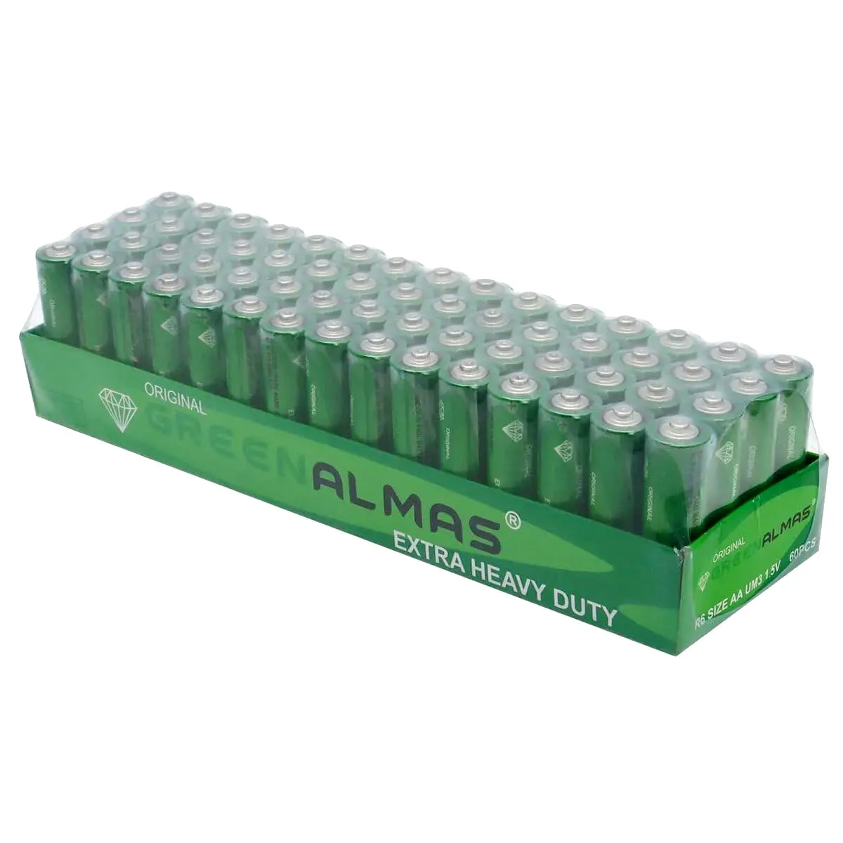 Green Almas بطاريات AA عبوة توفيرية