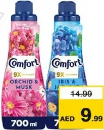 Comfort Fabric Softener Blue Love/Orchid and Musk