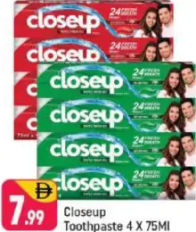 Closeup Toothpaste