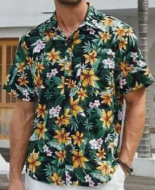 Mens Printed Shirt Half Sleeve