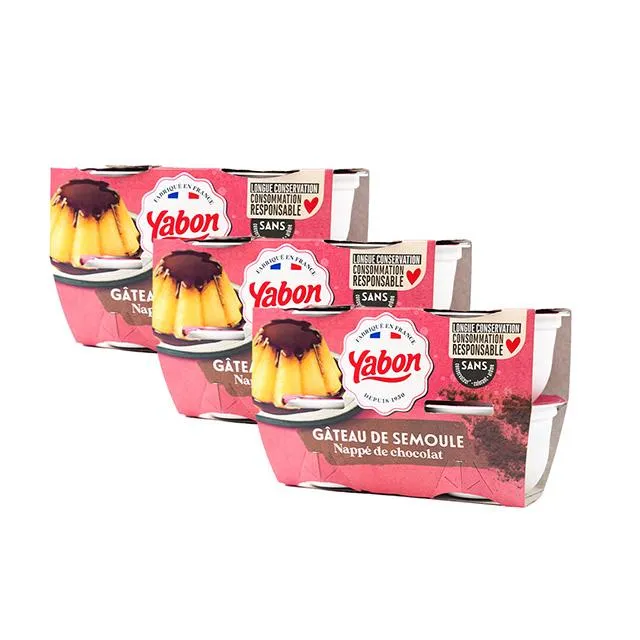 Yabon Milk Semolina Cake Chocolate