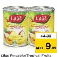 Lilac Pineapple/Tropical Fruits Slice in Light Syrup
