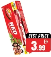 Dabur T/PASTE أحمر + فرشاة