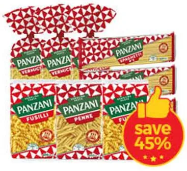 Panzani مكرونة الخليجية متنوعة