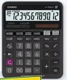 Casio Calculator DJ120DPLUS