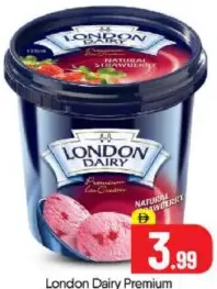 London Dairy فاخر Simply فراولة