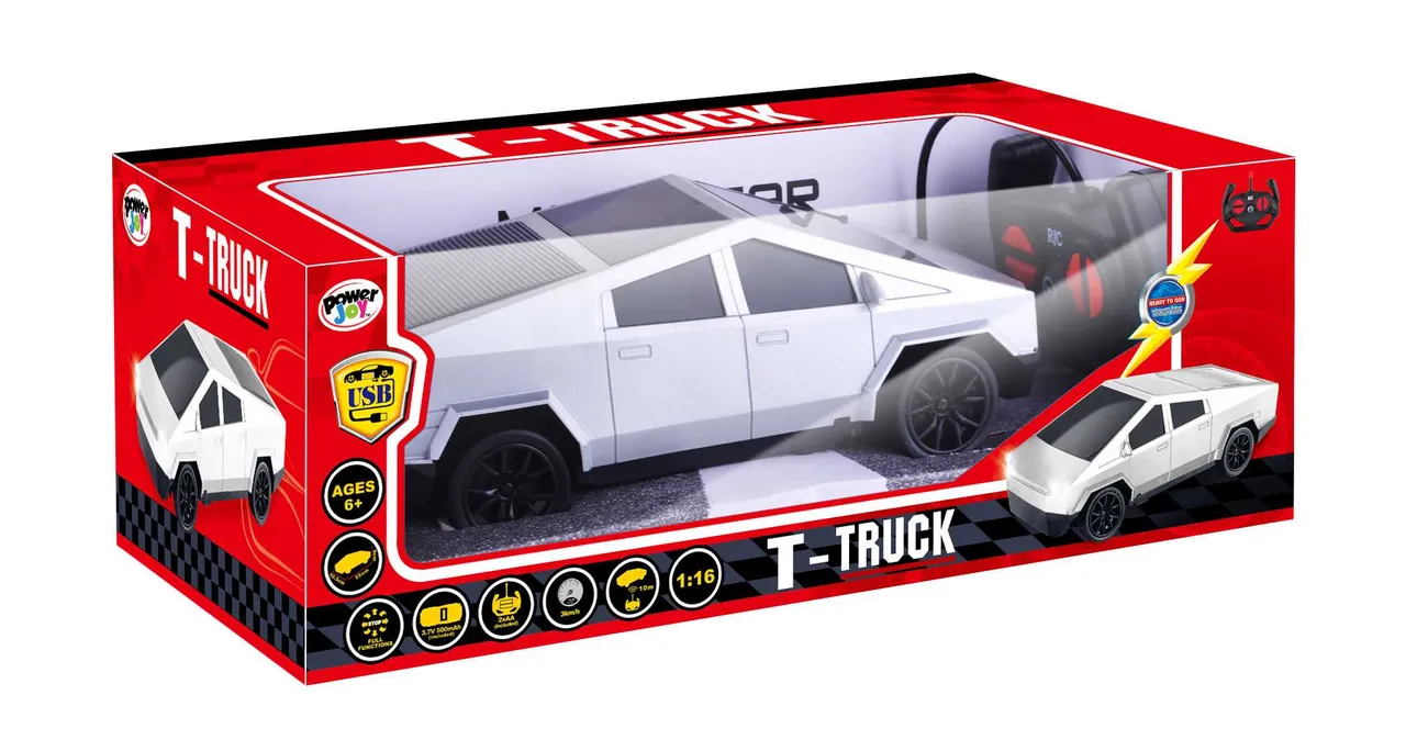 Power Joy شاحنة T-Truck بتحكم عن بعد مع أضواء