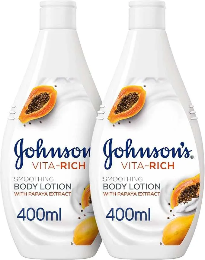 Johnson&Johnson لوشن الجسم بالبابايا Vita Rich