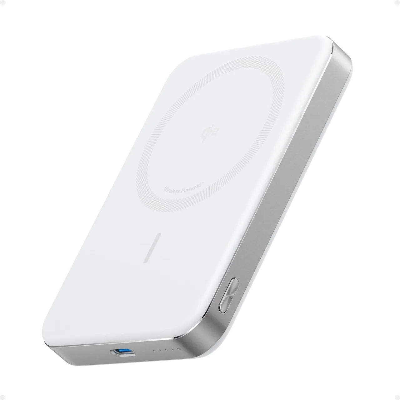 Anker بنك طاقة لاسلكي MagGo بسعة 10000 mAh، أبيض