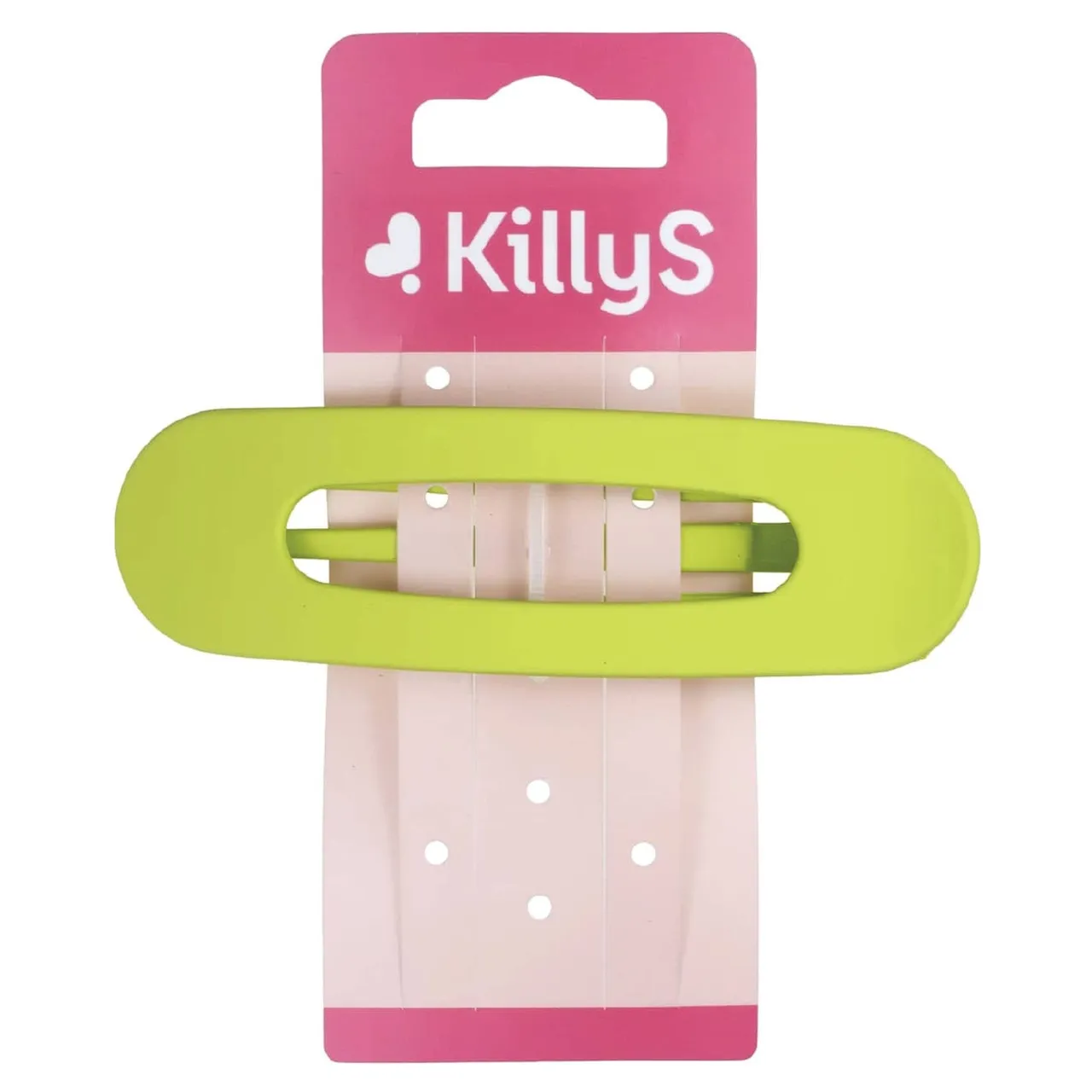 Killys مشبك شعر بيضاوي أخضر لايم نيون