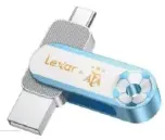 Lexar OTG LD500؛ إصدار AFA Edition؛ 128GB؛ سرعة القراءة: 400 MB/s؛ سرعة الكتابة: 350 MB/s؛ USB-A و USB-C مزدوج