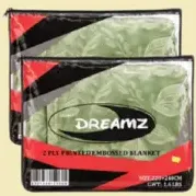 Dreamz بطانية 2p 1s Ebd Tp3559