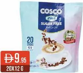 Cosco Coffee Mix 2 In 1 Sugar Free