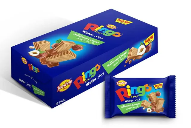 Teashop Ringo Wafer Hazelnut