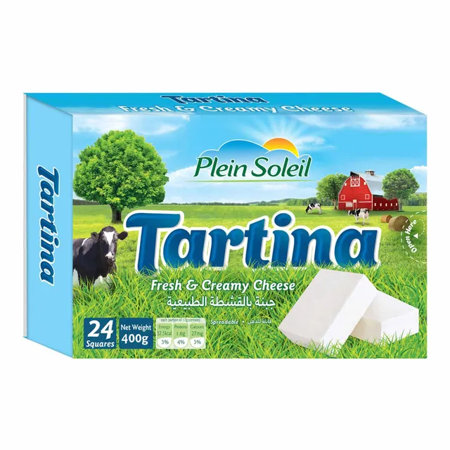 Plein Soleil Tartina Fresh And Creamy Cheese 24 Squares