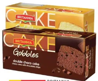 Britannia Gobbles Cake Vanilla/Chocolate