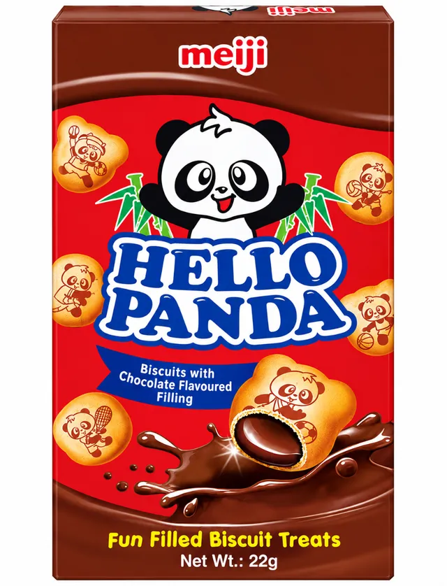 Meiji Hello Panda Biscuits