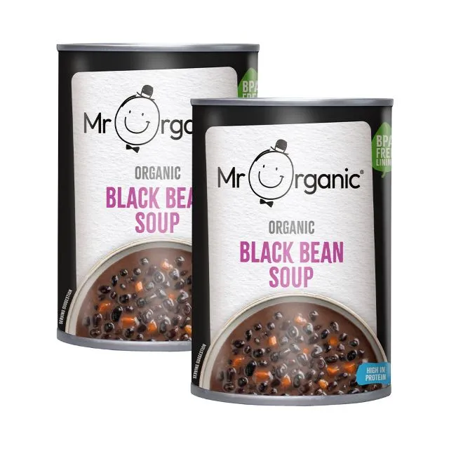 Mr Organic Soup Black Bean & Veg