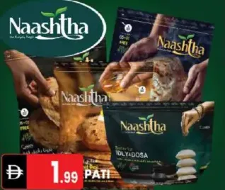 Naashtha خليط باروتا / شباتي / باروتا القمح / خليط العجين