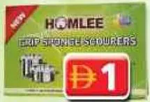 Homlee Grip Sponge Scourer HSC-1404