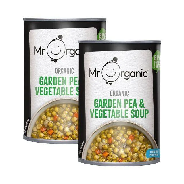 Mr Organic Vegetable Soup Garden Pea