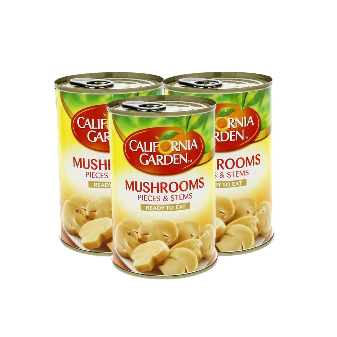 California Garden قطع وأعناق الفطر 3x425 g