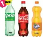 Coca Cola Zero / Sprite / Sprite Lemon / Lemon Mint / Fanta