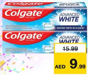 Colgate معجون أسنان أبيض متطور