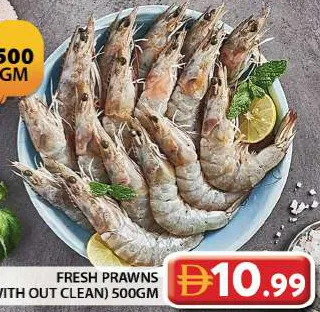 Fresh Prawns (With Out Clean)