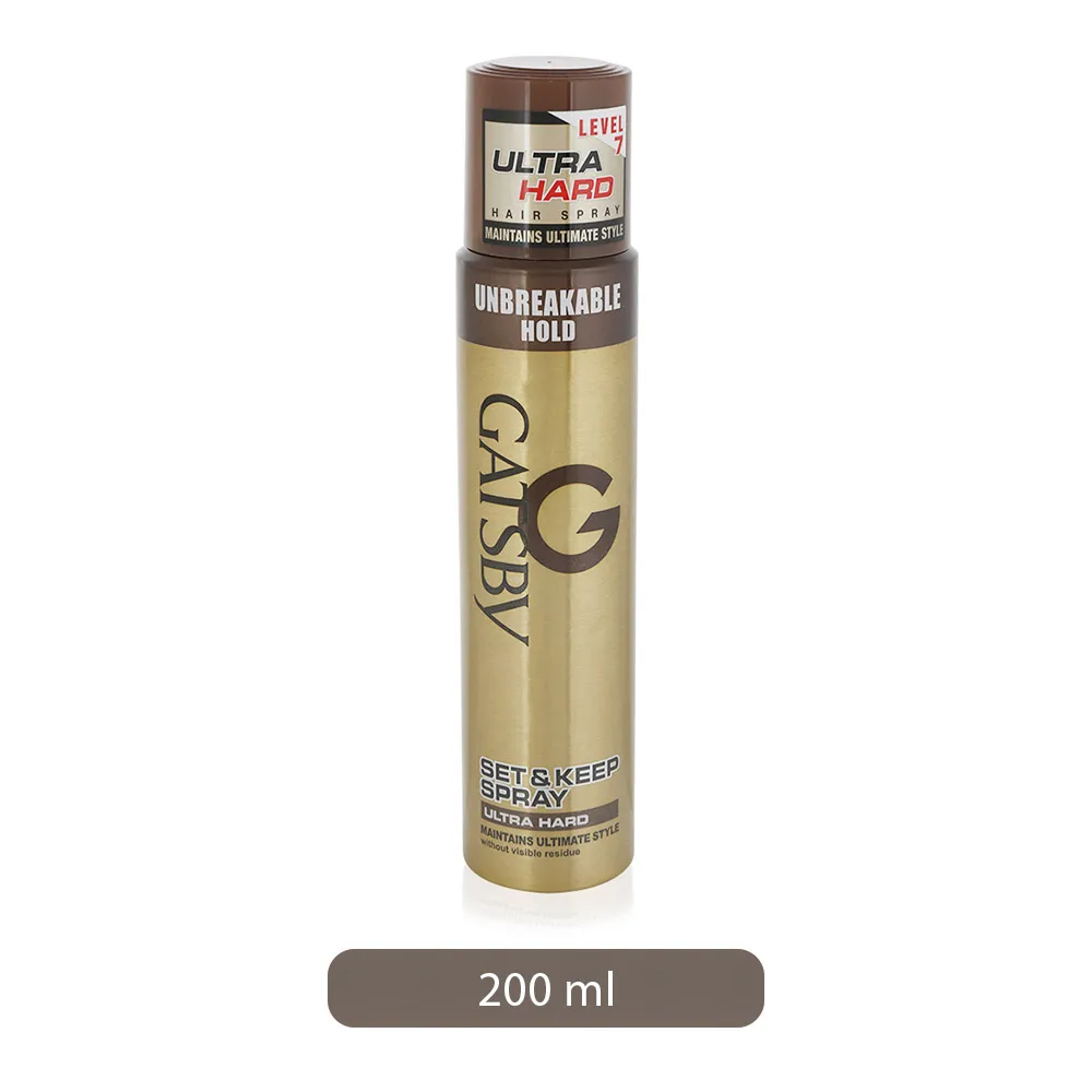 Gatsby Set and Keep سبراي شعر فائق التثبيت