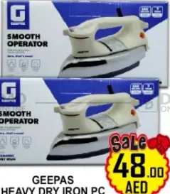 Geepas Heavy Dry Iron