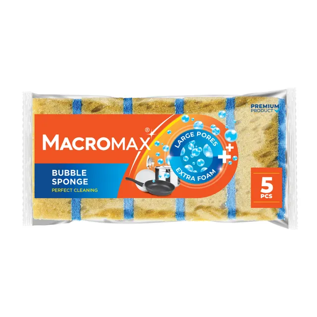 Macromax Bubble Sponge 5Pcs
