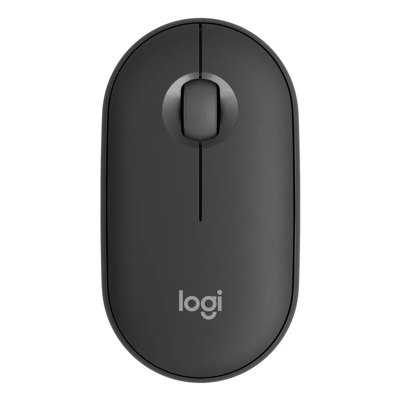 Logitech ماوس لاسلكي Pebble، رمادي Tonal Graphite، M350s