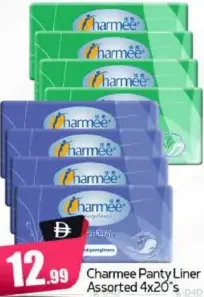 Charmee Panty Liner Assorted