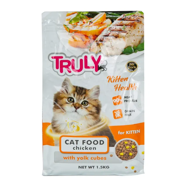 Truly Kitten Health Cat Food Chicken with Yolk Cubes for Kitten